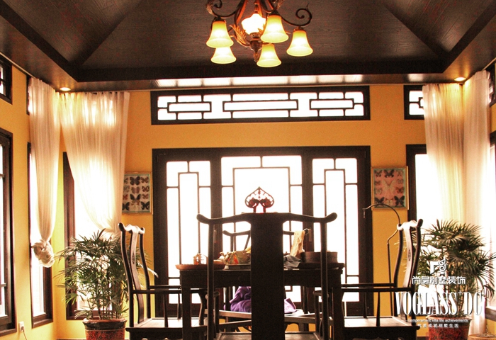 中式 别墅装修 尚层装饰 餐厅图片来自尚层别墅装饰总部在观唐回眸一瞥古今中外的分享