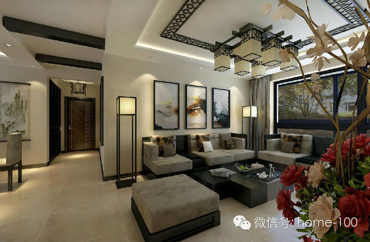 客厅图片来自多啦A梦的百宝袋在中海国际社区的分享