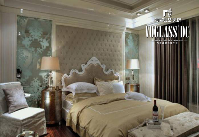 欧式 别墅 客厅 卧室 卫生间 玄关 卧室图片来自北京别墅装修案例在远洋天著欧式风格经典案例的分享