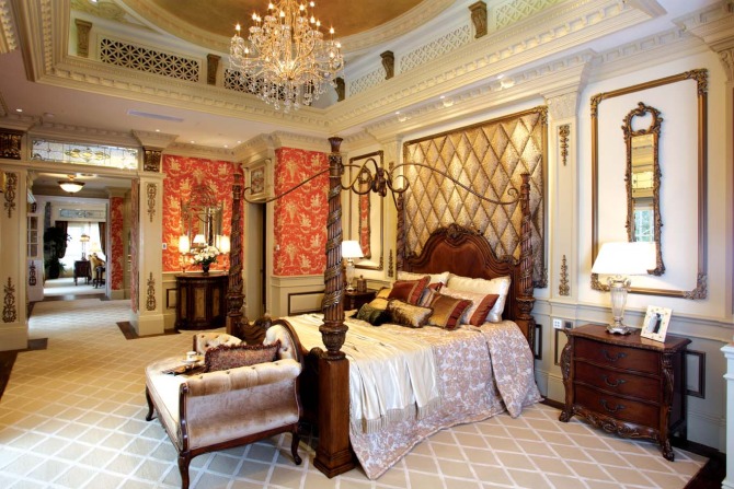 卧室图片来自今朝装饰小徐在君山高尔夫别墅  简约欧式风格的分享