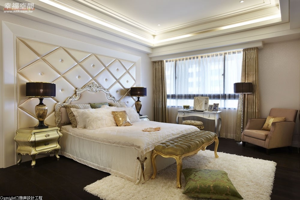 时尚 欧式 典雅 公主房 白富美 卧室图片来自幸福空间在330平精品魅力 奢华宫廷风的分享