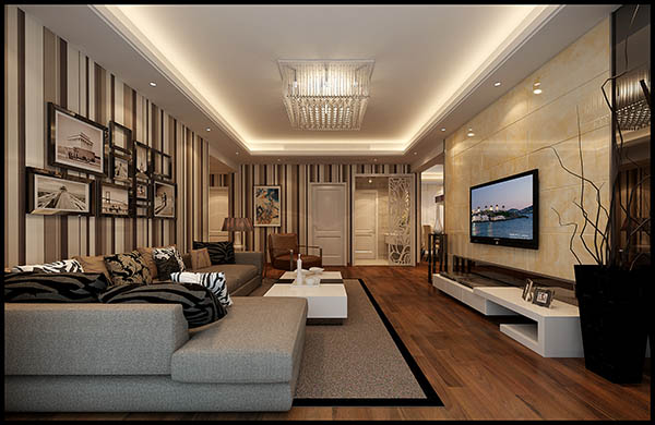 欧式 三居 银泰御华园 客厅图片来自武汉龙发装饰在银泰御华园-欧式风格的分享
