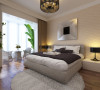 现代简约风格的卧室，木质地板搭配纯白色的空间装饰，在舒适度上提高许多