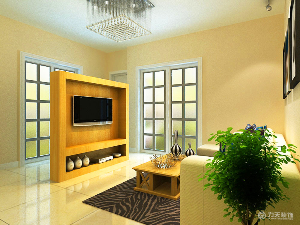 简约 三居 客厅图片来自阳光力天装饰在幕贤里-90㎡-现代简约的分享