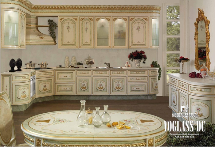 新古典 别墅 客厅 卧室 玄关 厨房 餐厅 厨房图片来自北京别墅装修案例在远洋lavie古典欧式风格案例欣赏的分享