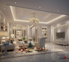 名雕丹迪设计——客厅： 以白色为主色调，充盈着闲适优雅的气息，奢华但却充满知性，坦率单纯而又蕴含着浪漫的魅力。