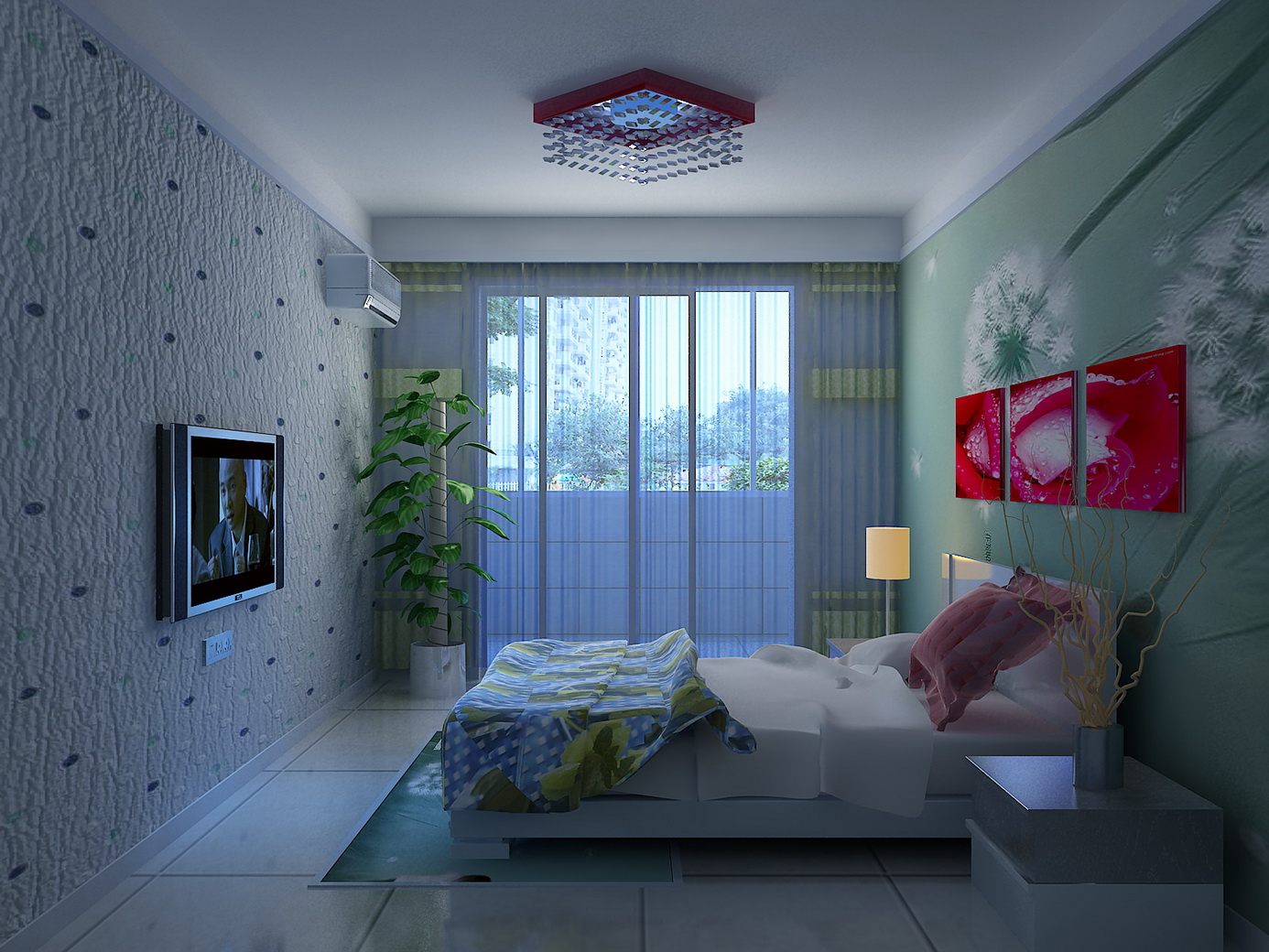 简约 欧式 田园 混搭 白领 卧室图片来自河南超凡装饰小郑在漂亮的卧室的分享