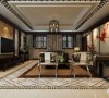 尚层别墅装饰 自建别墅 法式宫廷风格展示，色调金碧辉煌，并用黑和金色增强其对比效果。