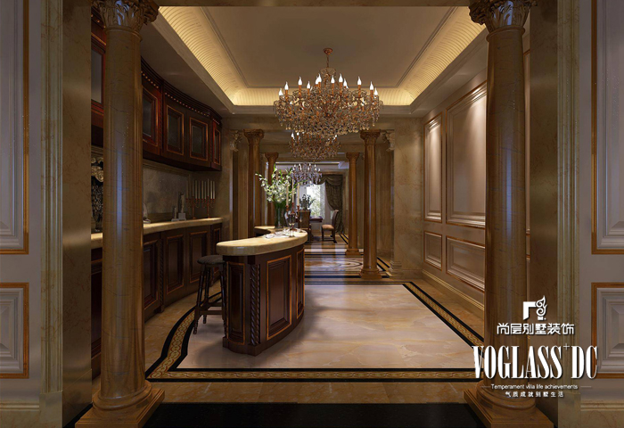 别墅 新古典 客厅 卧室 玄关 餐厅 其他图片来自北京别墅装修案例在完美展示新古典的大气与稳重的分享