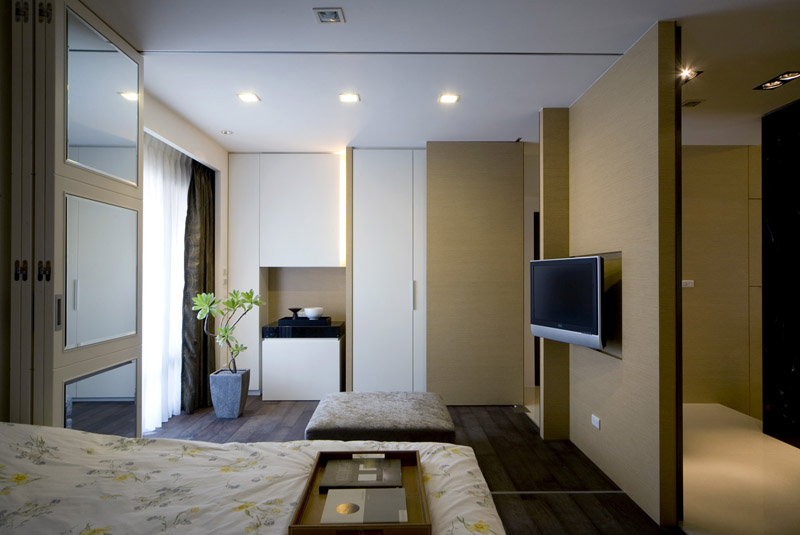 现代 中式 混蛋 成都装修 装修设计 卧室图片来自香港古兰装饰-成都在现代与传统混搭风的分享