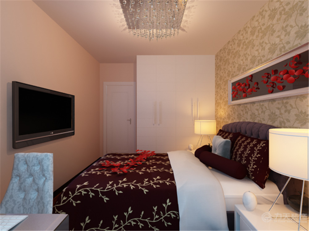 卧室图片来自阳光力天装饰梦想家更爱家在北明新苑的分享