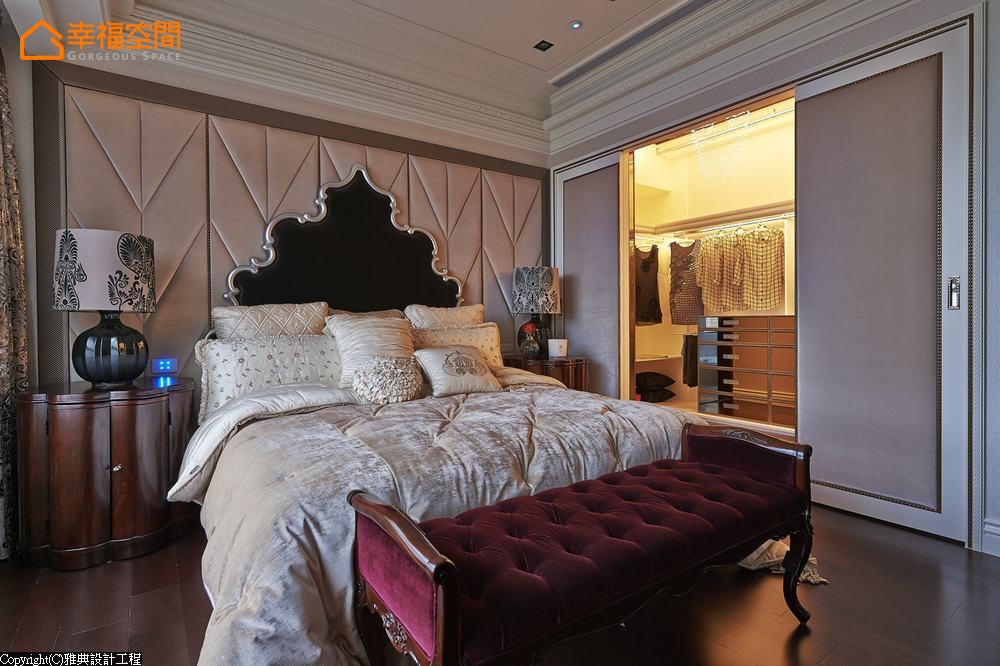 新古典 欧式 白富美 白领 三居 收纳 公主房 卧室图片来自幸福空间在ART DECO 大宅艺术狂想的分享