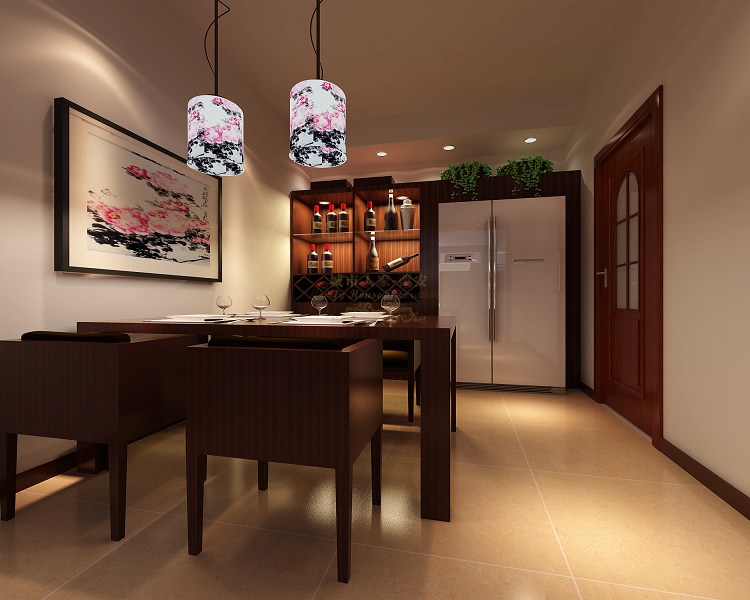 现代 中式 设计 三居 古典 红木家具 餐厅图片来自西安城市人家装饰王凯在素雅现代中式感受沉香禅意般境界的分享
