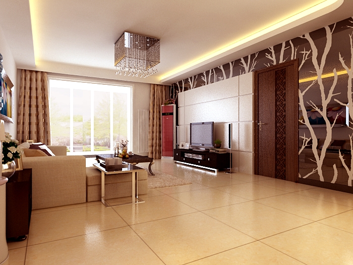 三居 现代 客厅图片来自今朝装饰小阳在138平 稳重大方 居家型舒适空间的分享
