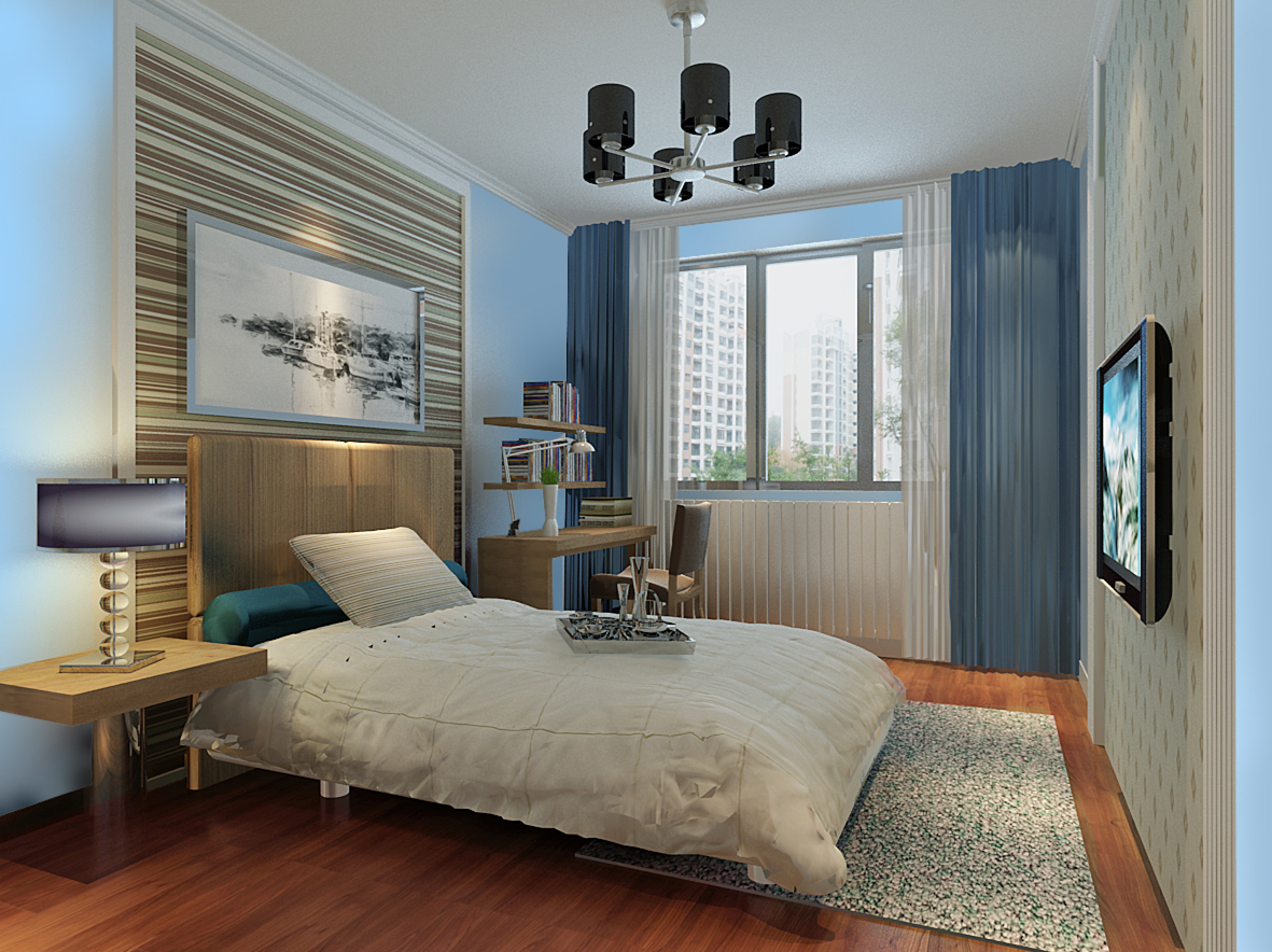 三居 现代 卧室图片来自今朝装饰小阳在138平 稳重大方 居家型舒适空间的分享