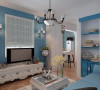 房间大面运用蓝色，以达到足够的地中海视觉冲击力！