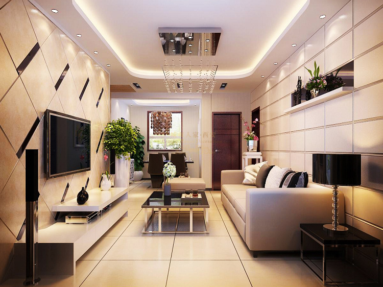 客厅图片来自西安城市人家装饰王凯在简洁、舒适的现代简约风格三居的分享