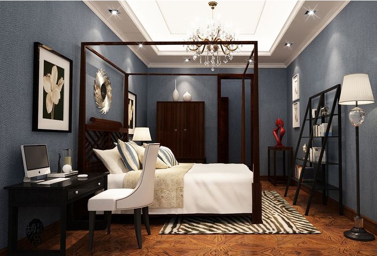 中西混搭 欧式古典 中式风格 客厅 卧室 餐厅 卧室图片来自天津别墅装修公司在印象·中西之美的分享