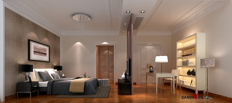 现代 别墅 创意个性 舒适 名雕丹迪 卧室图片来自名雕丹迪在现代风格—400平创意舒适空间的分享
