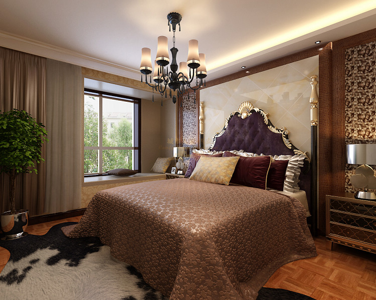 简约 二居 卧室图片来自西安城市人家装饰王凯在二居室现代简约风格时尚而华丽的分享