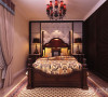 卧室的家具的搭配也选用符合空间主题的色调和造型
