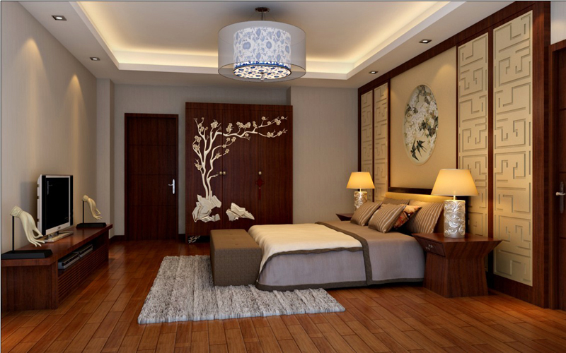 卧室图片来自元洲装饰-室内设计在中式案例的分享