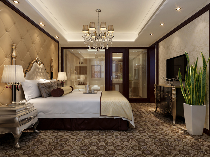 卧室图片来自元洲装饰-室内设计在宾馆案例的分享