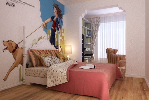 卧室 卧室图片来自百家装饰小李在金地檀溪140平简欧风格的分享