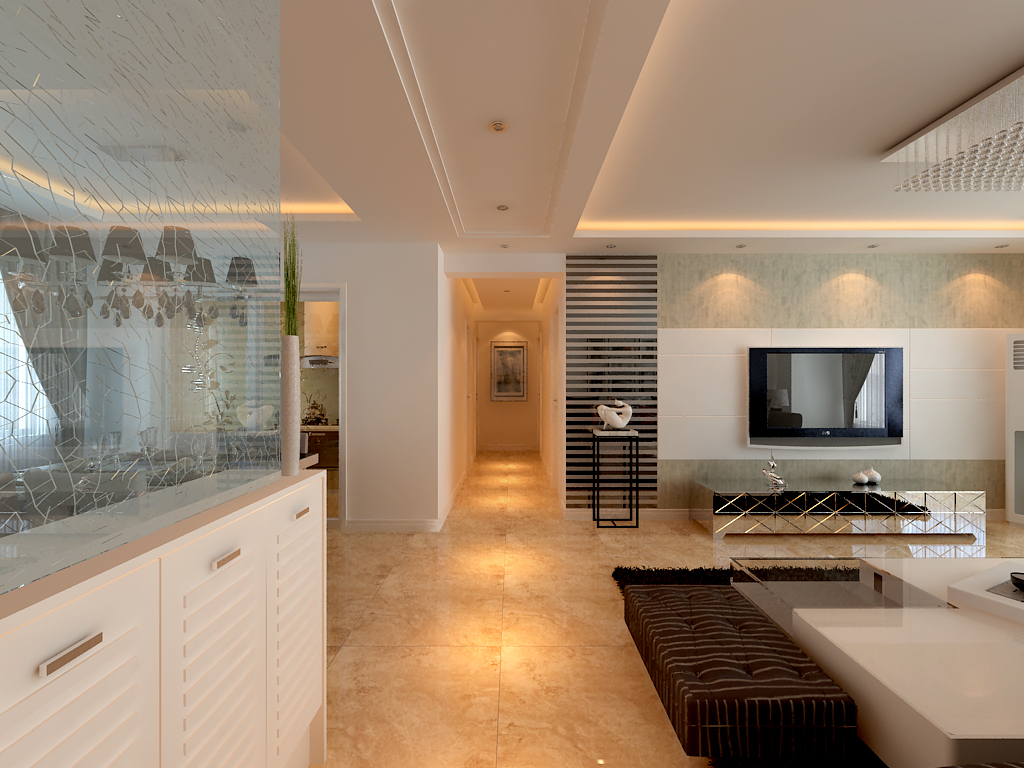 简约 三居 客厅图片来自百家设计小刘在纳帕名门120平的分享