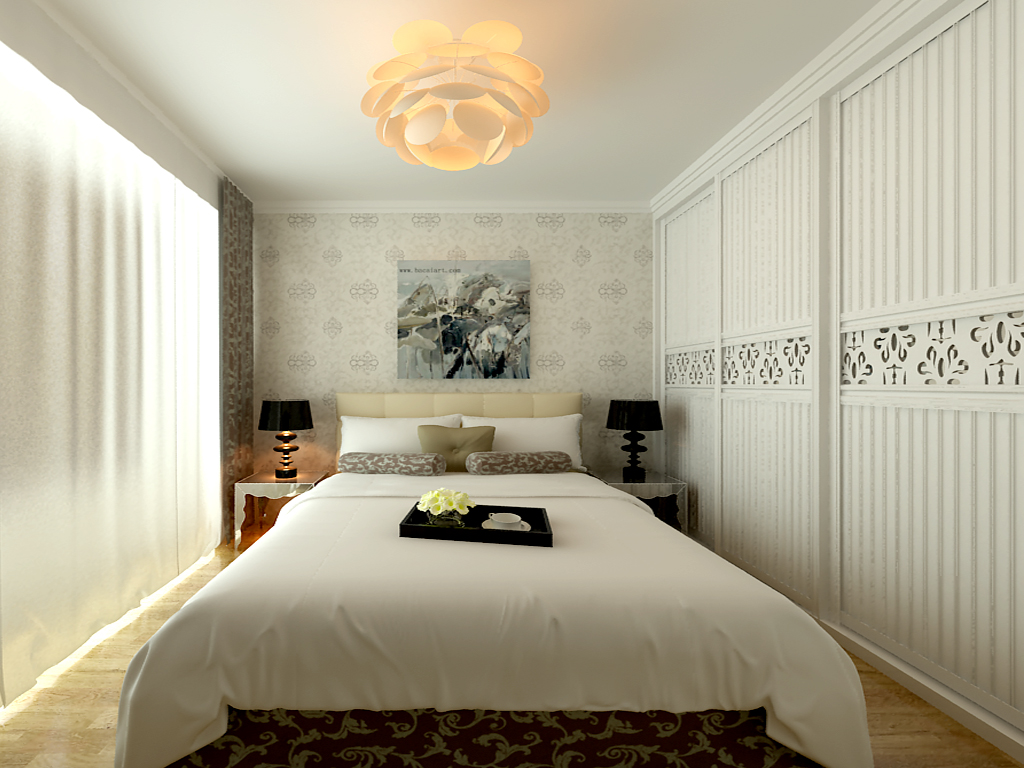 简约 二居 卧室图片来自百家设计小刘在郡原美村的分享