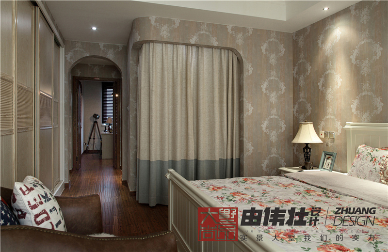 卧室图片来自大墅尚品-由伟壮设计在『慵懒情调』-美式做旧风格的分享