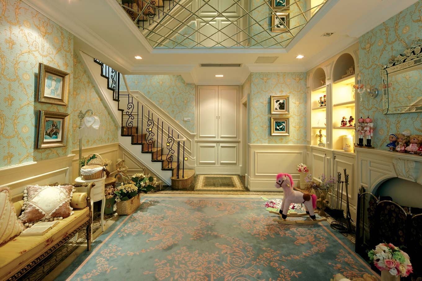 别墅装修 奢华设计 温馨设计 欧式 儿童房图片来自香港古兰装饰-成都在欧式奢华时尚顶级别墅的分享