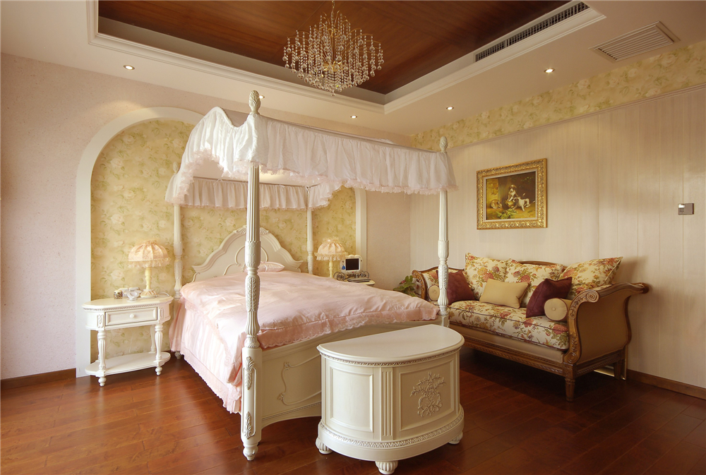 混搭 北欧 英伦风 复古 卧室图片来自铜雀装饰设计在水云间某客户别墅的分享