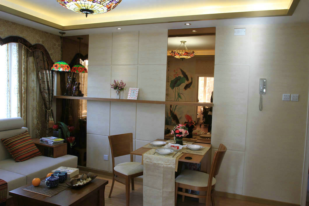 简约 二居 餐厅图片来自实创装饰上海公司在12万打造90平两居室温馨风格装修的分享