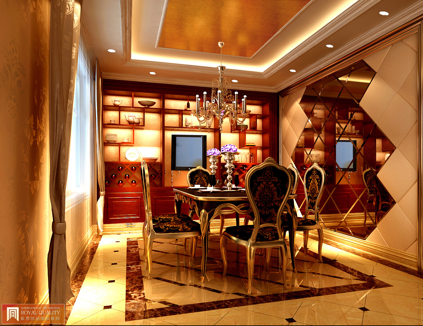 欧式 别墅 餐厅图片来自北京装修设计o在欧式风格装修效果的分享