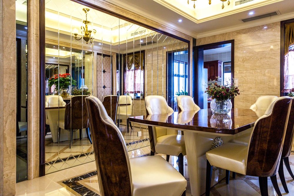 餐厅图片来自铜雀装饰设计在中海城南一号的分享