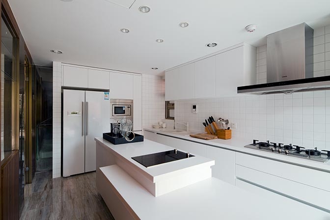 简约 三居 80后 小资 厨房图片来自四川美立方装饰工程公司在香榭国际7.8w打造没有距离的家。的分享