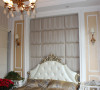 名雕装饰设计——卧室：全套银白色调优雅且华丽的家私搭配