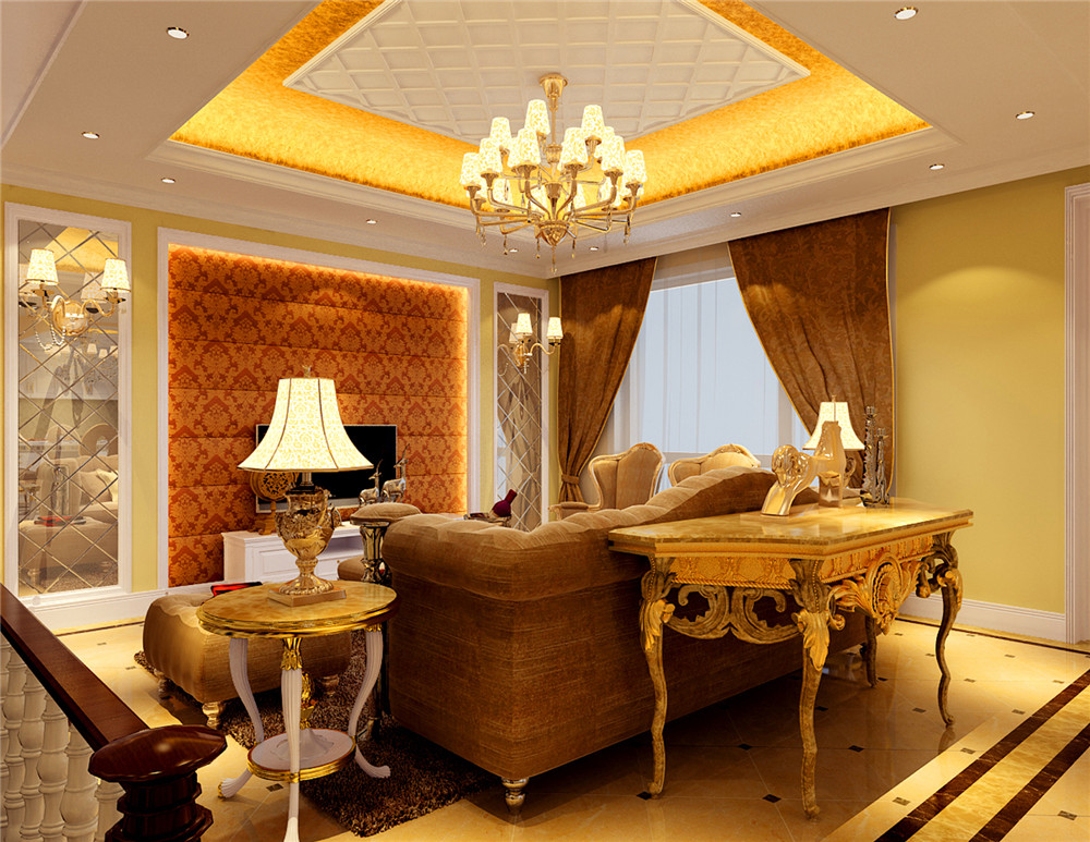欧式 别墅 白领 收纳 客厅图片来自实创装饰完美家装在低调奢华打造自在香山欧式别墅风的分享