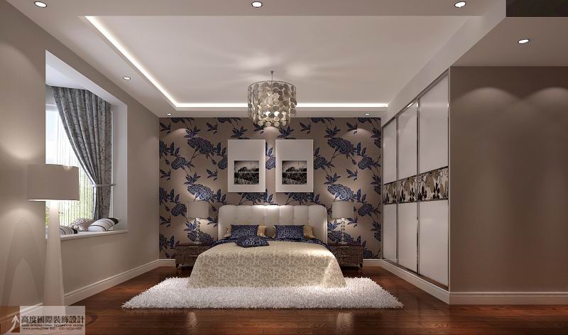 简约 花园洋房 现代 卧室图片来自北京高度国际装饰设计在中铁花语城现代花园洋房的分享