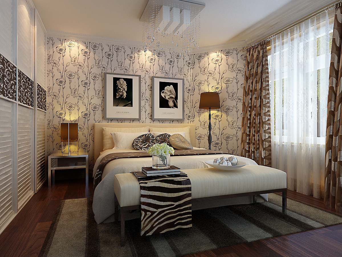 简约 三居 小资 卧室图片来自实创装饰上海公司在18万打造三居现代简约风格装修的分享