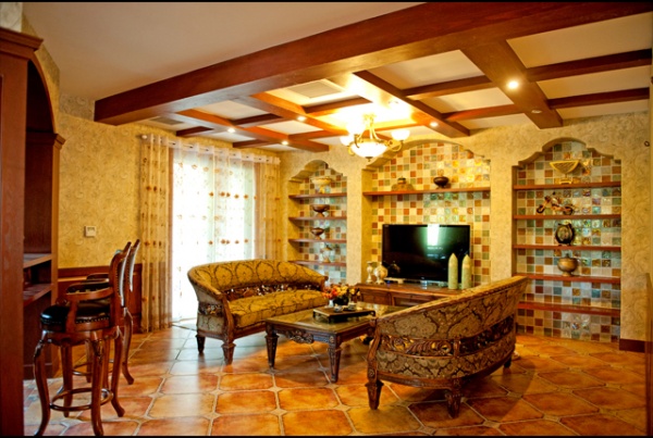 暖色 地中海 温暖 客厅图片来自合建装饰李世超在地中海风情的分享