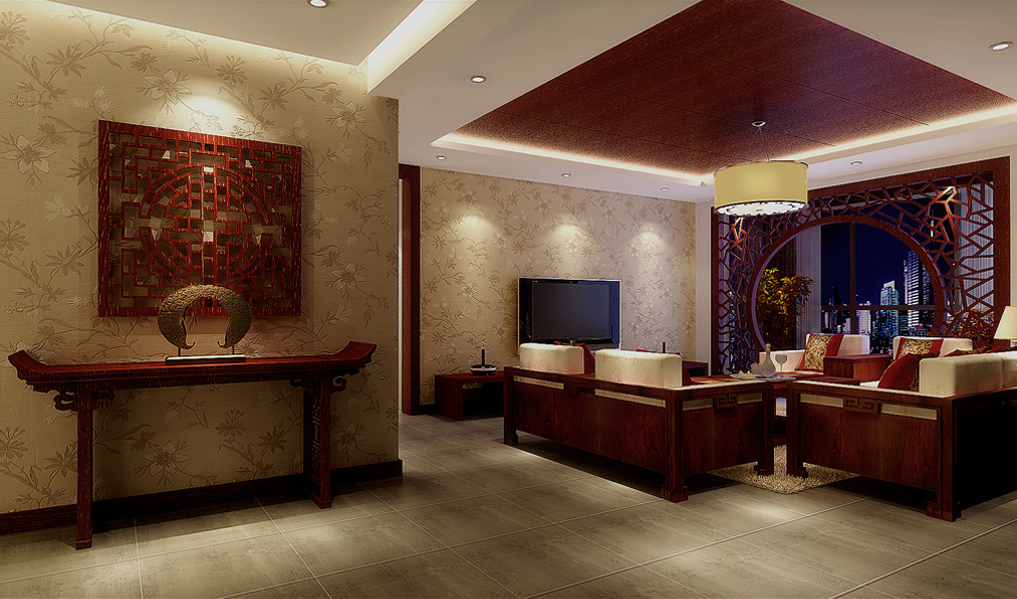 客厅图片来自今朝装饰小徐在中海城  中式风格的分享