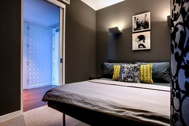 现代 混搭 小资 三居 卧室图片来自合建装饰李鑫在大胆搭配色彩的丰富优雅两居室的分享