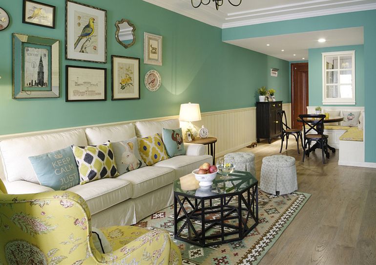三居 欧式 客厅图片来自美颂雅庭装饰在保利公园九里三居室89平欧美风情的分享