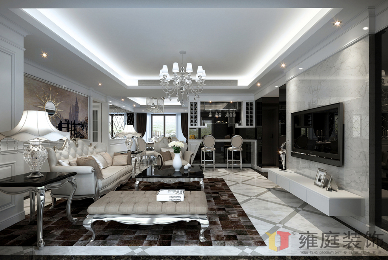 简约 欧式 小资 客厅图片来自深圳雍庭装饰在居家原创的分享