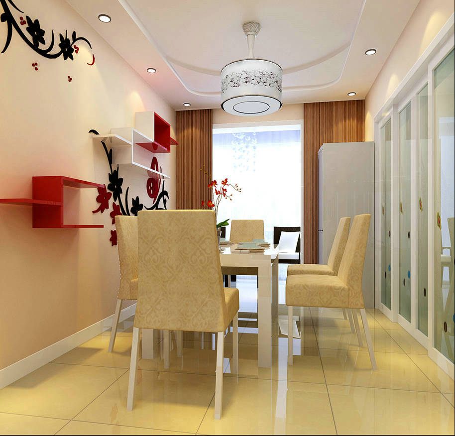 简约 二居 白领 餐厅图片来自实创装饰上海公司在16.8万两居室温馨装修的分享