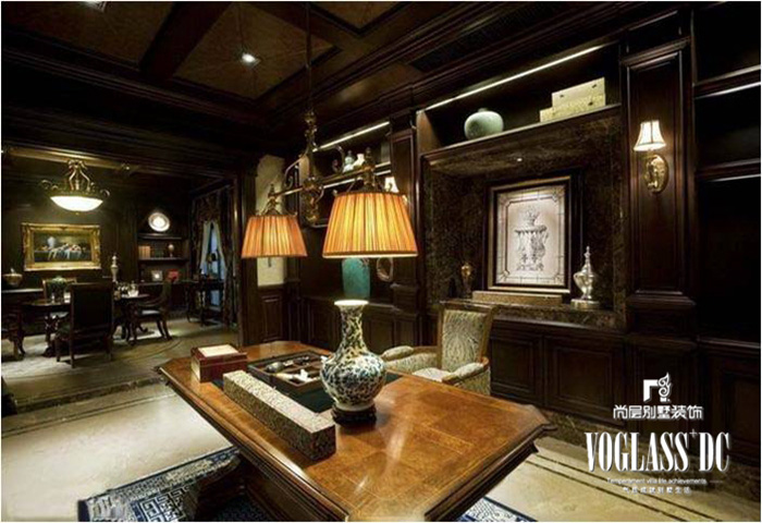 别墅 欧式 客厅 卧室 卫生间 书房图片来自北京别墅装修案例在简欧风格的分享