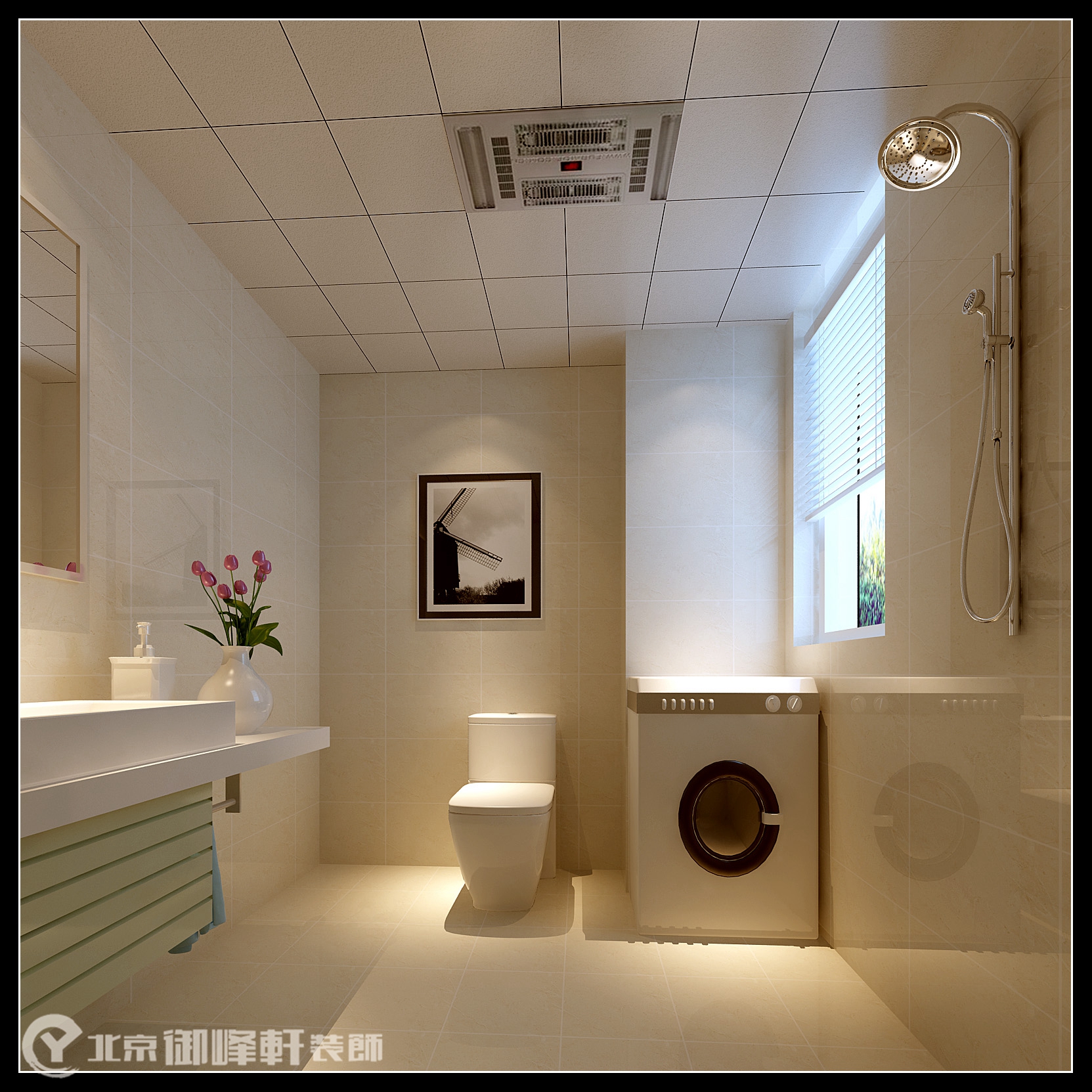 两居 欧式 唐山装修 卫生间图片来自北京御峰轩装饰唐山分公司在香木林 97平米 简欧的分享