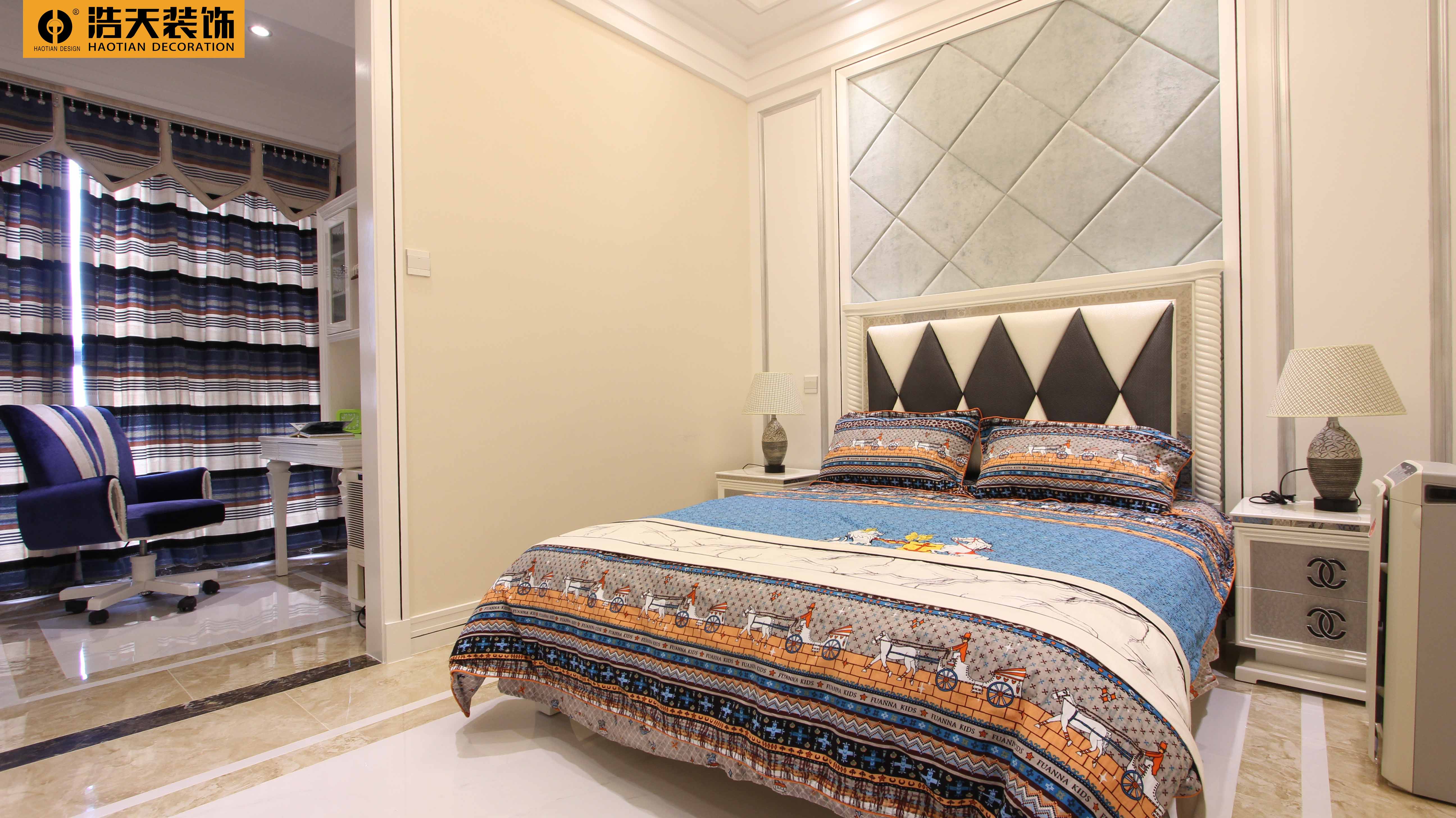 卧室图片来自深圳市浩天装饰在君汇新天的分享